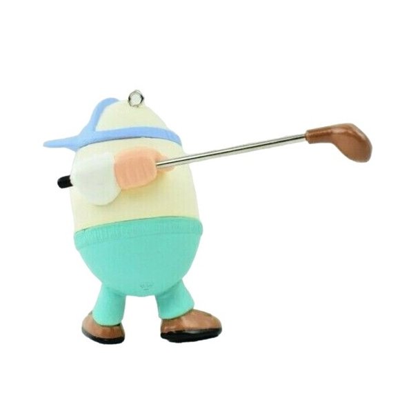 Hallmark Keepsake Ornament Eggs in Sports Golf Dated 1994 3rd in Series - Picture 4 of 9